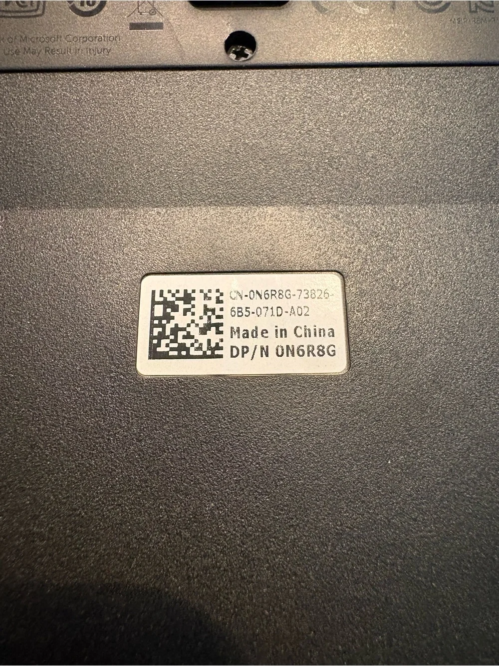 Dell qwerty letter